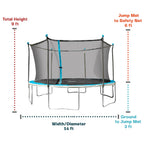 Bounce Pro 14ft Trampoline With Flash Lite Zone