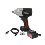 Hyper Tough 20V Brushless Cordless 1/2 in Impact Wrench, Up to 550 ft-lbs Torque, 4 Ah Lithium-Ion Battery Included