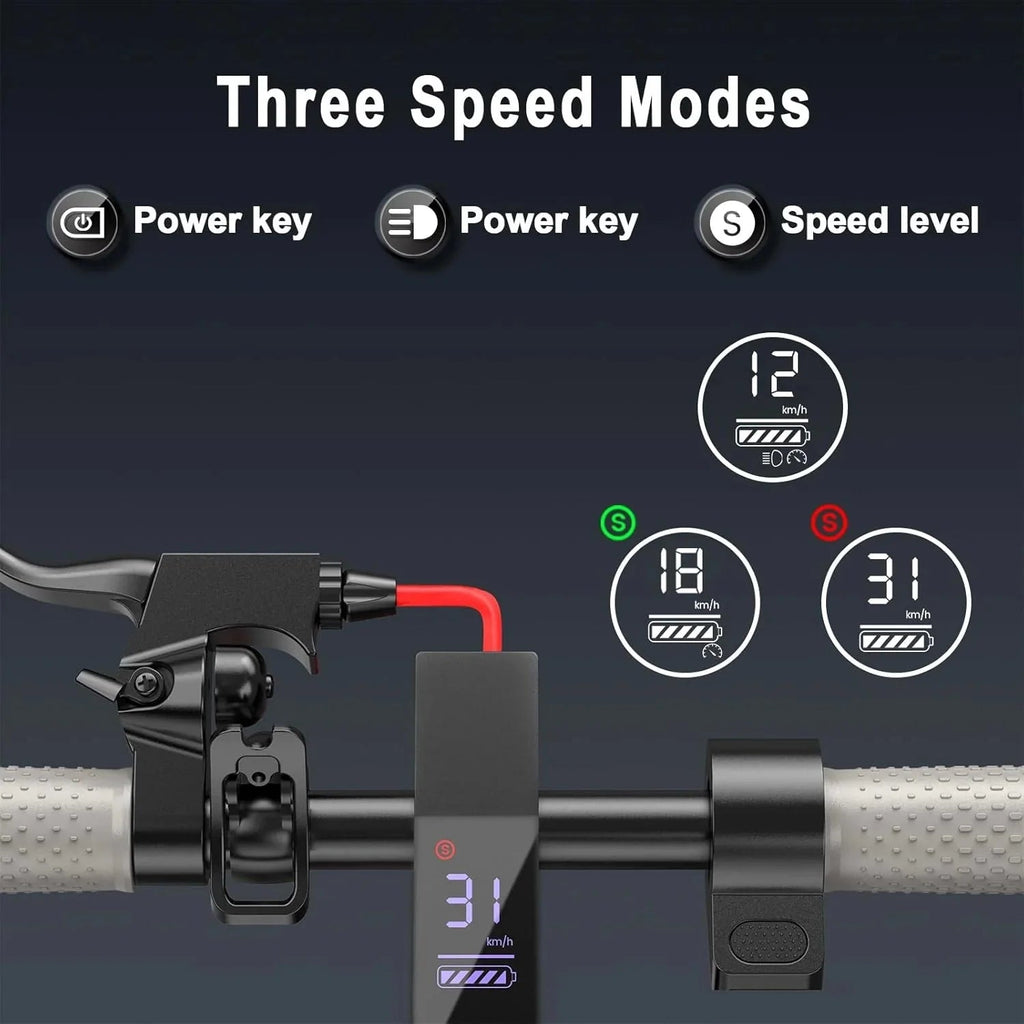 Roinside Electric Scooter, 8.5 in Solid Tires, 350W, 19 MPH, 21-23 Miles - UP12 Plus
