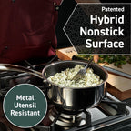 HexClad Hybrid Nonstick 6-Piece Pot Set With 2, 3, And 8-Quart Pots And 2 Silicone Trivets