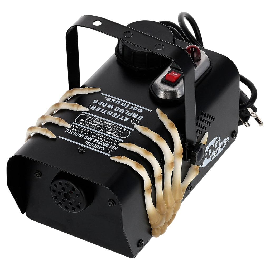 400W Skeleton Hands Fog Machine with Remote Control, Black, Halloween by Way To Celebrate