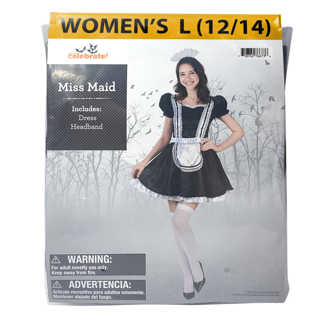 Miss Maid Halloween Costume for Adults, by Way to Celebrate