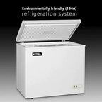 KITMA Commercial Top Chest Freezer 7 Cu. Ft. White