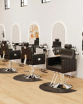 Baasha Reclining Salon Chair With Heavy Duty Hydraulic Pump