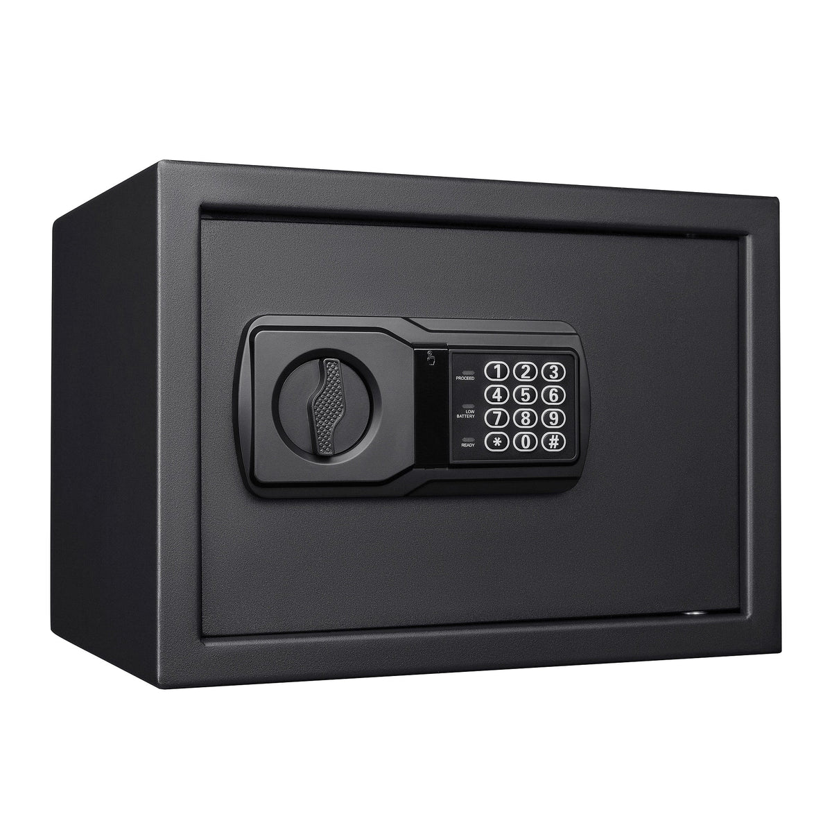 Pen + Gear Safes Model 44E20 with Electronic Lock, Backup Key, 1 Shelf, Black