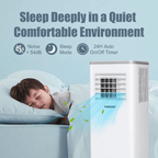 HUMSURE Portable Air Conditioners 10000 BTU Room Air Conditioning, Portable AC Unit with Remote Control, Cooling, Dehumidifier and Fan, Automatic