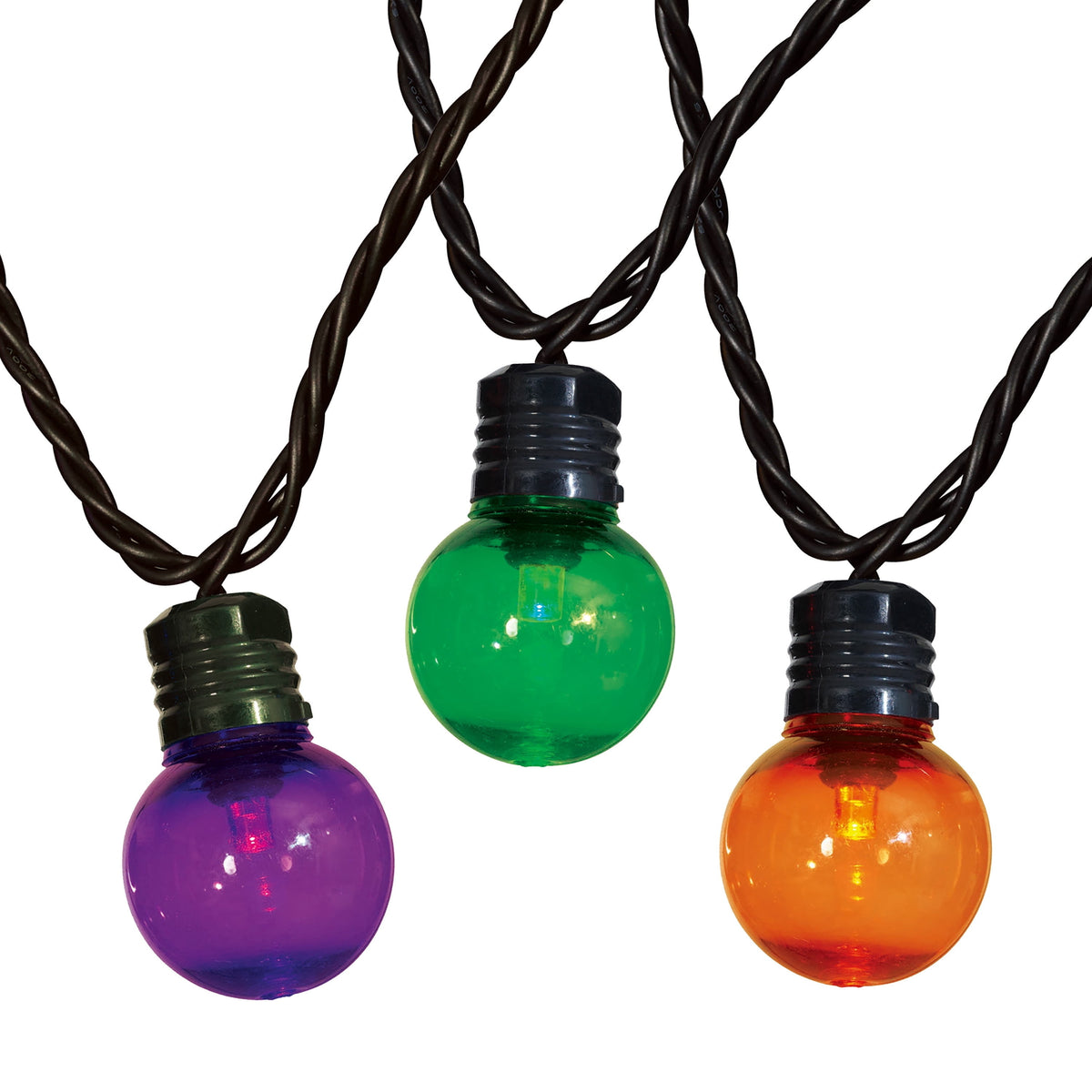Indoor/Outdoor 70-Count LED G30 Globe String Lights, 21', Halloween by Way To Celebrate