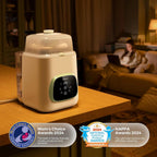 Momcozy Baby Bottle Washer, Sterilizer & Dryer - All-in-One Cleaning Machine