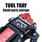 Hyper Tough 3 Ton Dual Pump Floor Jack, 5-1/8–18-5/16 in, Cars/Trucks/SUVs