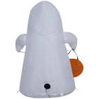 Ghost with Jack-o'-Lantern Tote Airblown Yard Inflatable, Multicolor, 3.5', Halloween by Way To Celebrate