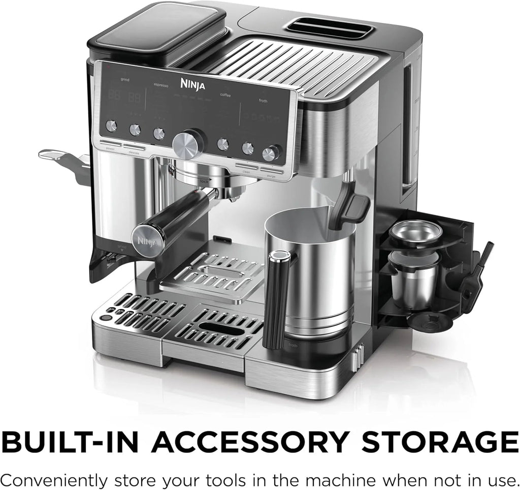Ninja Luxe Cafe Pro Series Espresso Machine, Drip Coffee And Cold Brew - 68 Fluid Ounces