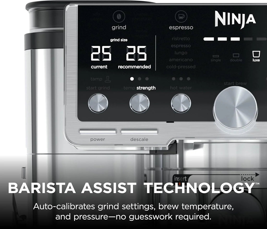 Ninja Luxe Cafe Pro Series Espresso Machine, Drip Coffee And Cold Brew - 68 Fluid Ounces