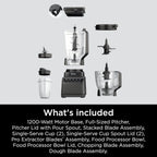Ninja Mega Kitchen System Blender, 1500W, Black - BL770