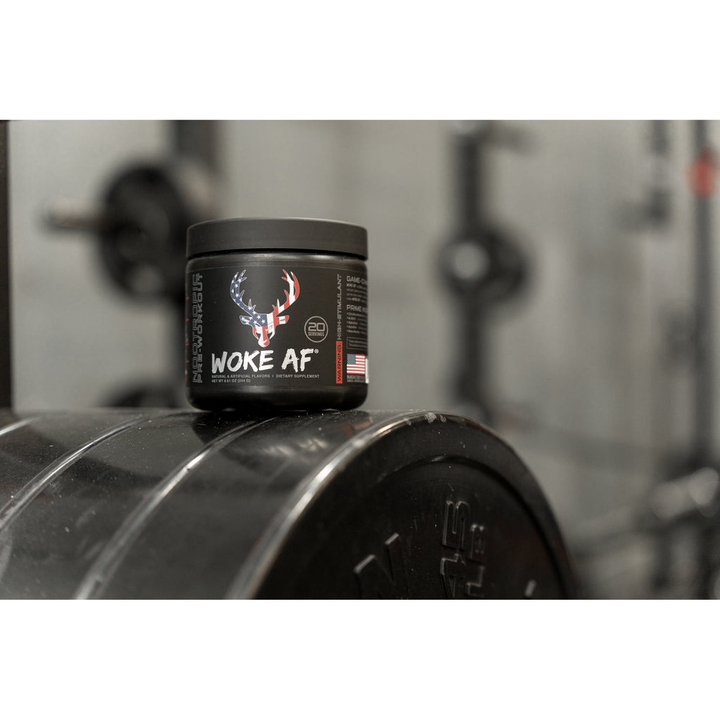 Bucked Up Woke Af Pre-Workout Powder, Increase Energy, Rocket Pop, 333mg Caffeine, 20 Servings