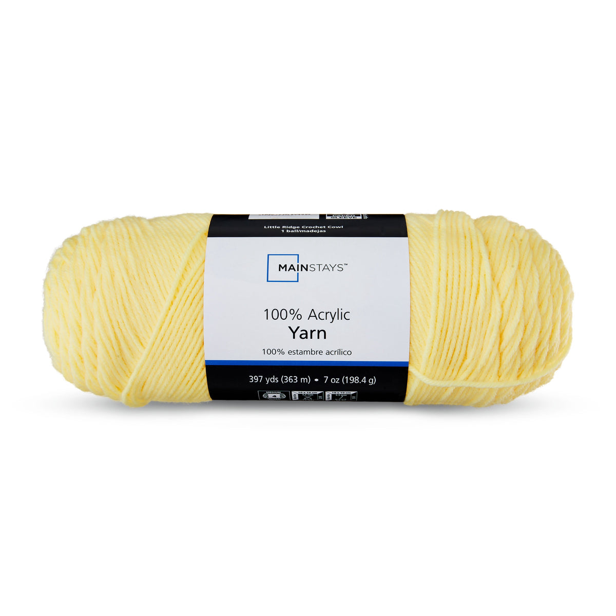 Mainstays Medium 4 Acrylic Yarn, 7 oz, 397 Yards