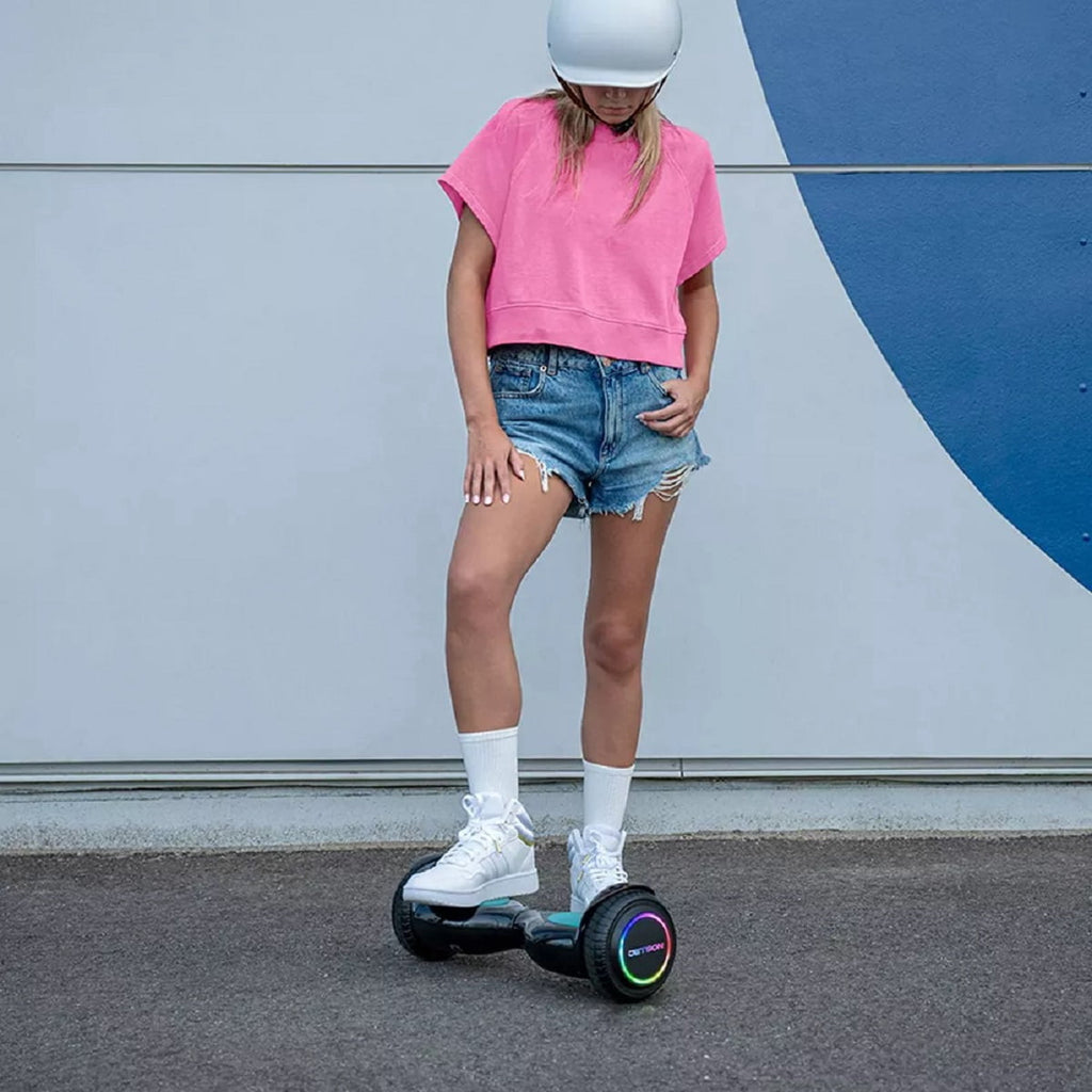 Jetson Dash Hoverboard, LED Lights, Black, Kids 6+