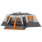 Ozark Trail 12-Person 3-Room Instant Cabin Tent With Screen Room, 20 ft x 18 ft, 56.5 lbs