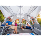 Ozark Trail 12-Person 3-Room Instant Cabin Tent With Screen Room, 20 ft x 18 ft, 56.5 lbs