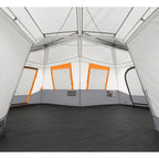 Ozark Trail 12-Person 3-Room Instant Cabin Tent With Screen Room, 20 ft x 18 ft, 56.5 lbs