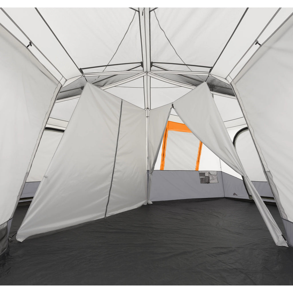 Ozark Trail 12-Person 3-Room Instant Cabin Tent With Screen Room, 20 ft x 18 ft, 56.5 lbs