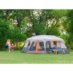 Ozark Trail 12-Person 3-Room Instant Cabin Tent With Screen Room, 20 ft x 18 ft, 56.5 lbs