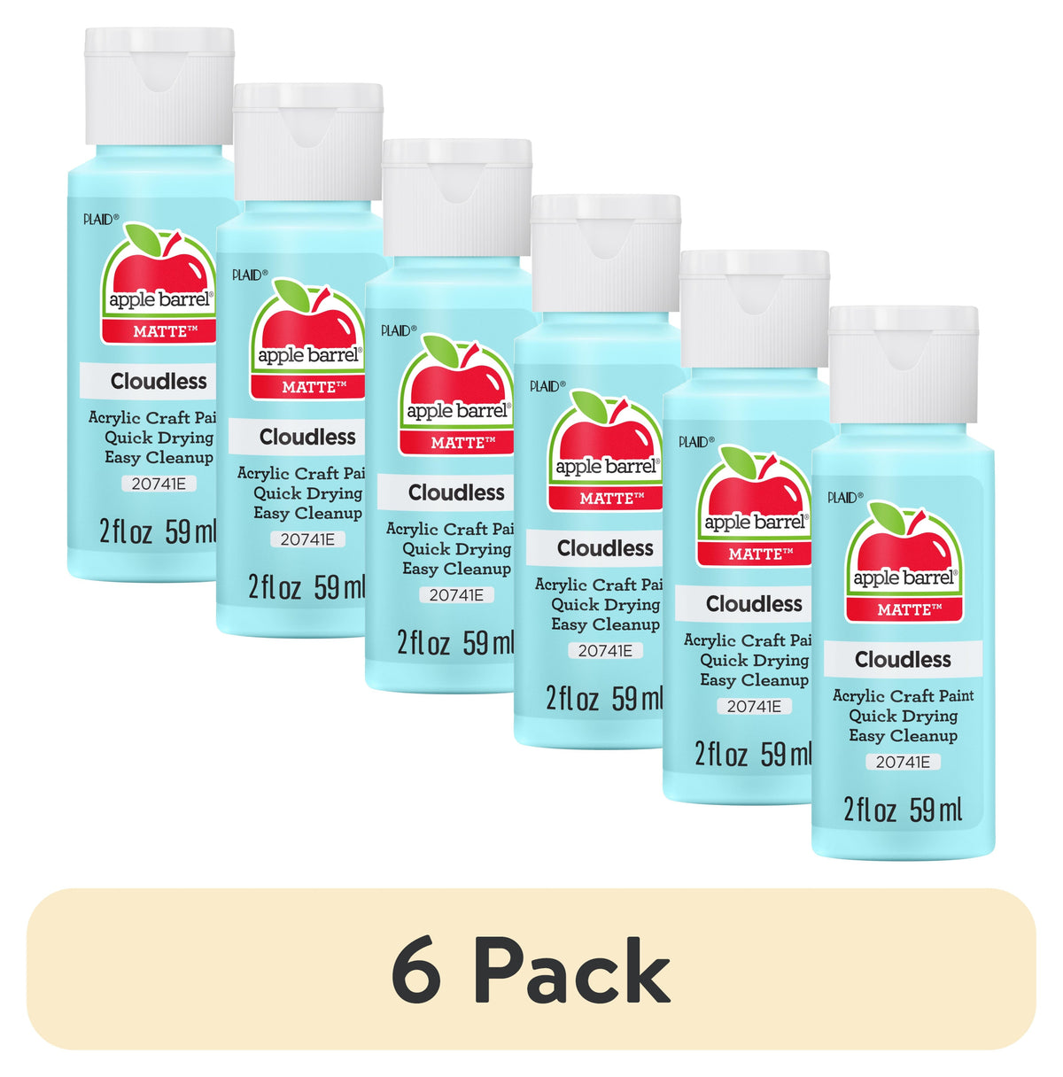 Apple Barrel Acrylic Craft Paint, Matte Finish, 2 fl oz