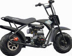 MotoTec 105CC 3.5HP Mini Bike, Black, Alloy Steel, 23mph - KN110-A